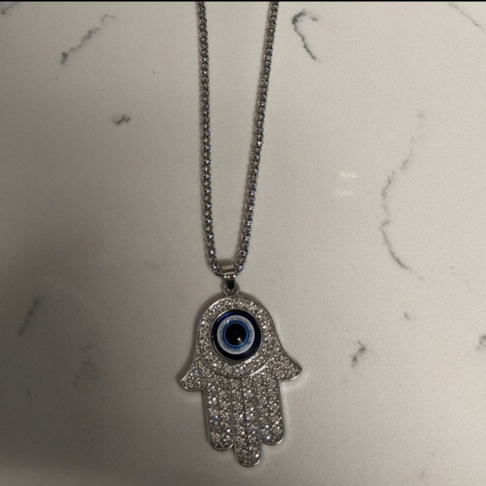 3 Evil Eye Necklaces